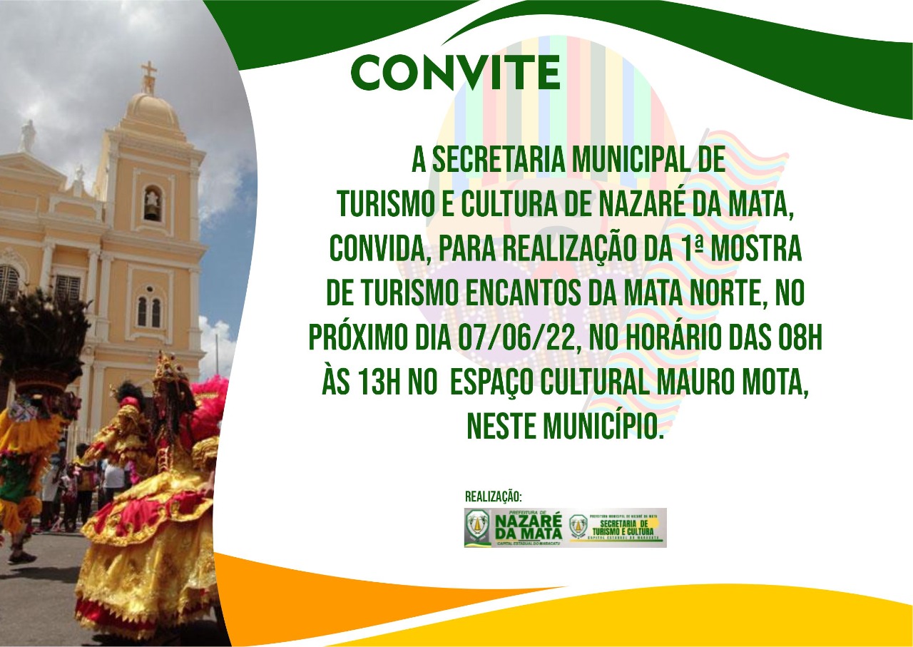 Nazaré realizará Mostra Turística: Oportunidades para a Economia na Região