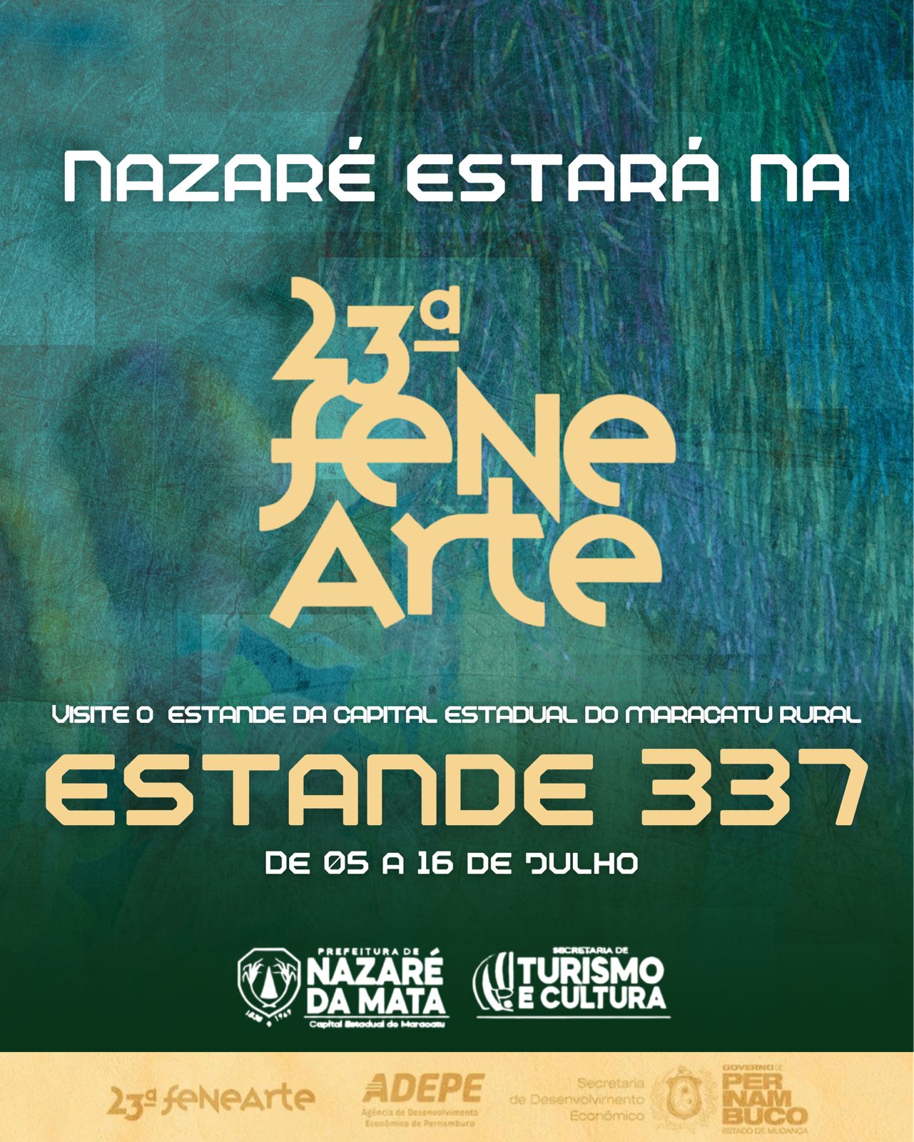Nazaré da Mata está presente na 23ªFENEARTE